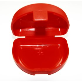 Zahnspangendose Spangendose rot small für Zahnspange / Aufbiss-Schiene