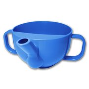 Krankentasse Schnabeltasse 2 Henkel 250 ml blau