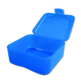 Original Buchsteiner Zahnspangendose Spangendose blau Klickbox DBox