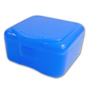 Original Buchsteiner Zahnspangendose Spangendose blau Klickbox DBox