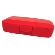 Original Buchsteiner Pillendose Tablettenbox rot Klickbox PillMaster