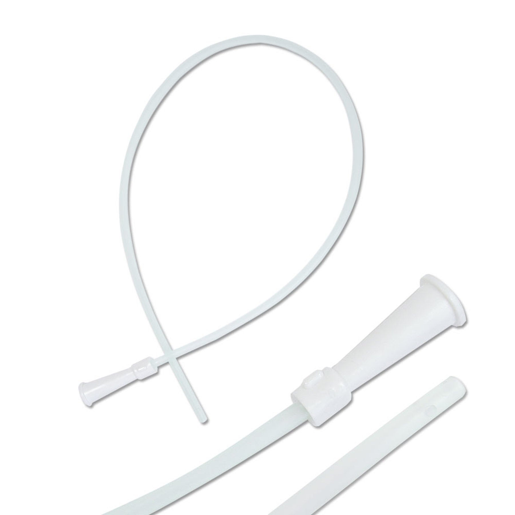 50 Stück DCT Absaugkatheter – Gebogen, 53 Cm, Zentrale Öffnung + 2 Seitliche Augen, Steril