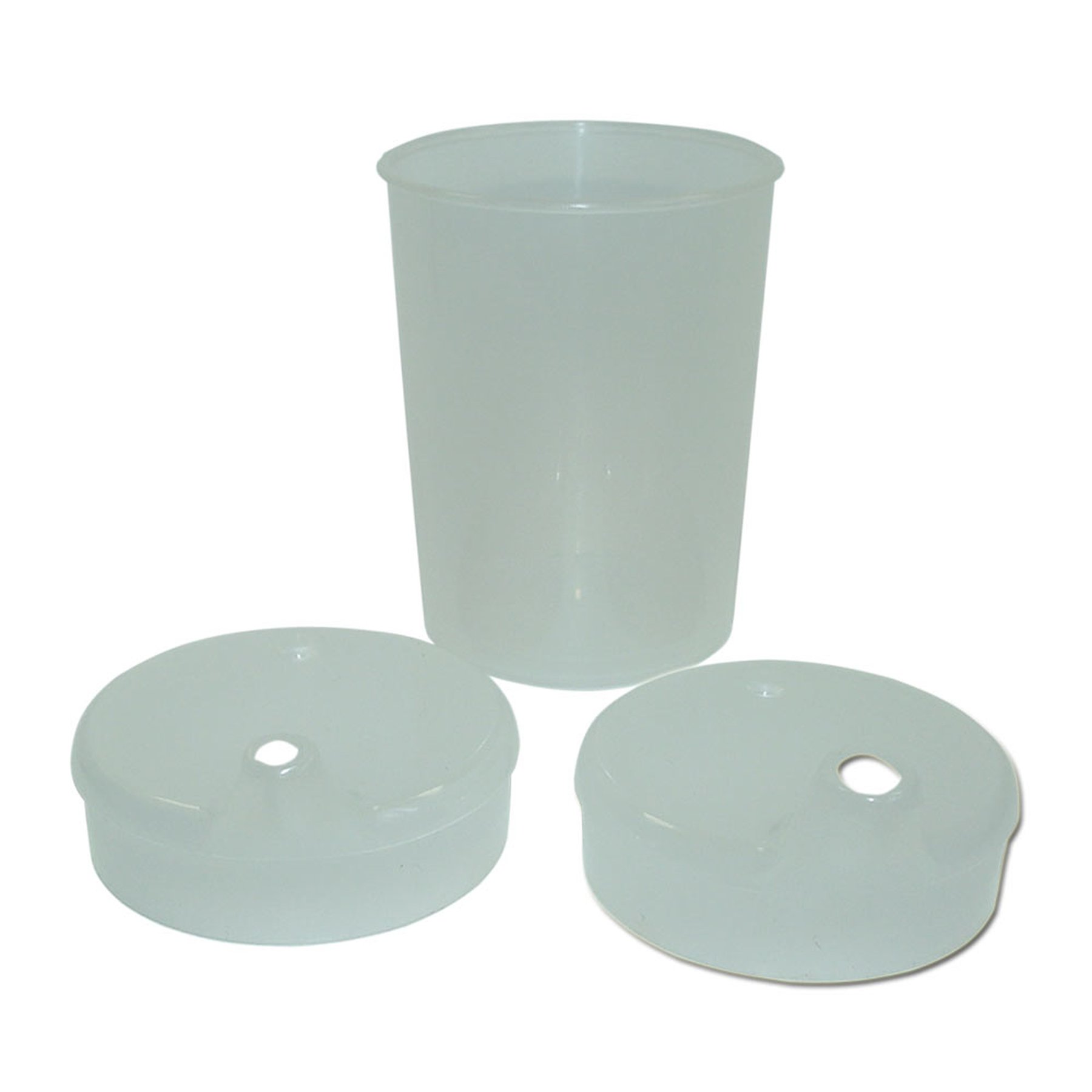 WACA 2521 Schnabelbecher – 250 Ml, Gelb Transluzent, Stapelbar & Spülmaschinengeeignet, Für Pflege & Alltag