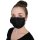 50 Stück Medizinische Gesichtsmaske schwarz black 4-lagig Vlies mit Nasenbügel und Ohrschlaufen