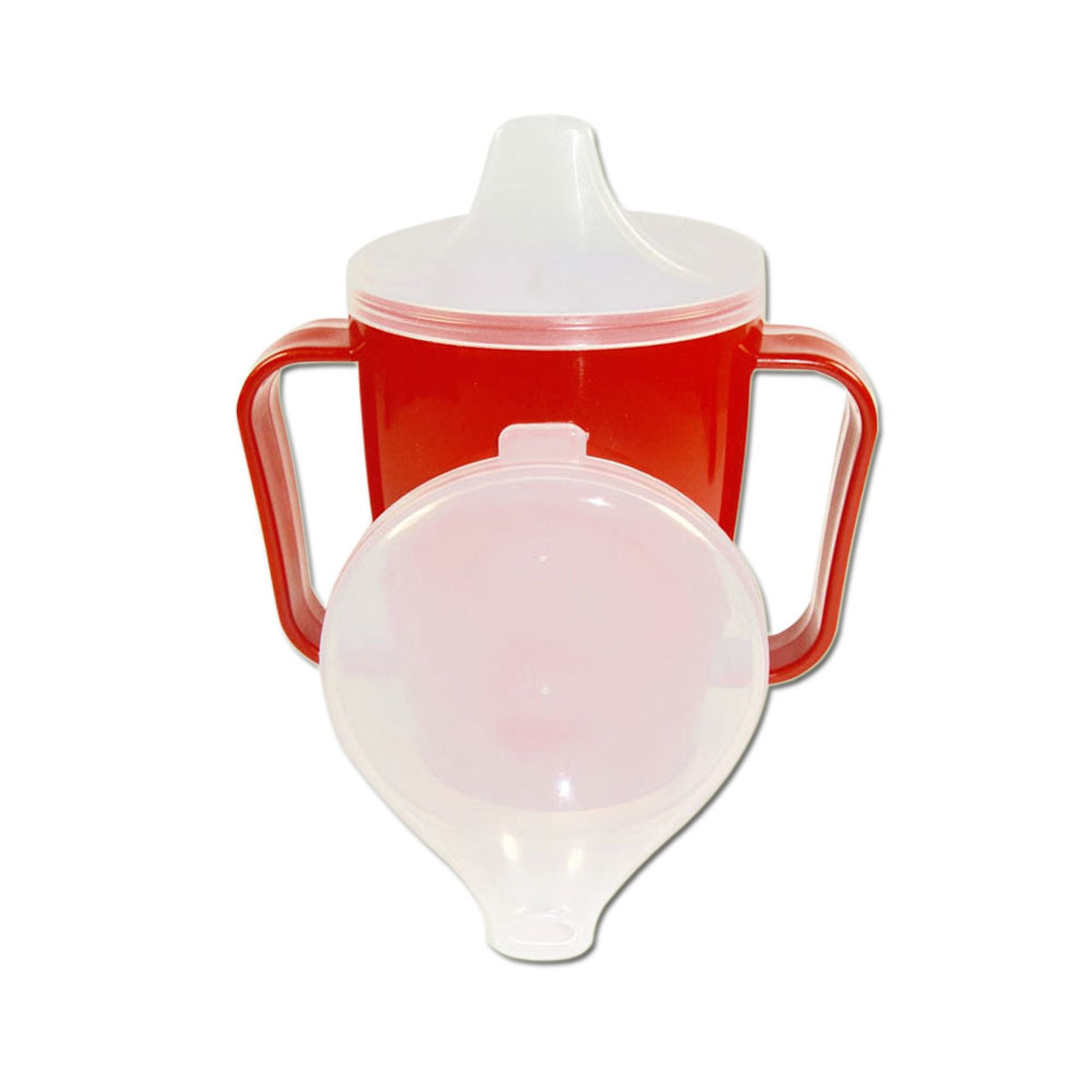 Medi-Inn Schnabelbecher 250 ml Praktisches Set: Unterteil mit 2 Deckeln (1 x mit Öffnung 12 x Medi-Inn Schnabelbecher 250 ml Praktisches Set: Unterteil mit 2 Deckeln (1 x mit Öffnung 12 x